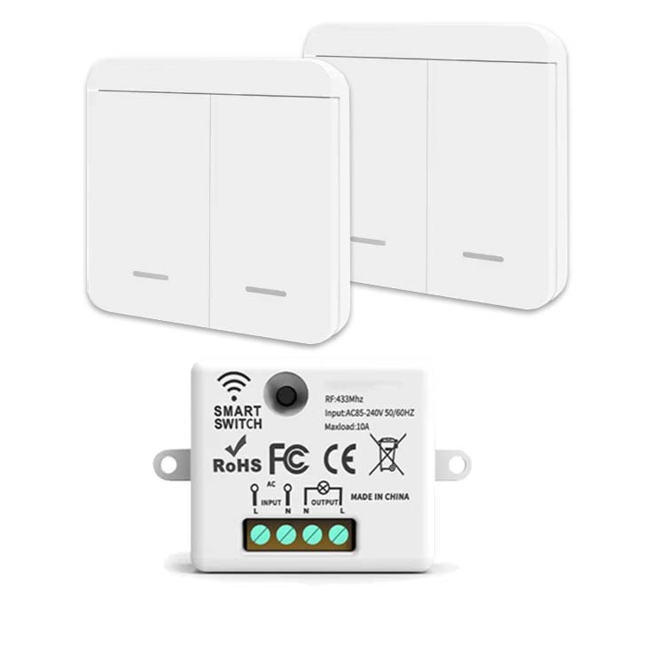 Dc12v 1-kanal 433 Mhz Drahtloses Rf Intelligentes Zeitverzögerungsrelaismodul, Geeignet Für Fahrzeugbeleuchtung, Zutrittskontrolle Und Intelligente Zeitschalter.