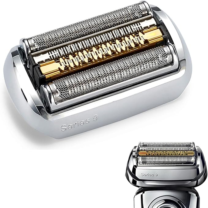 Ersatzscherkopf Für Braun Series 9 Rasierer (silber), Kompatibel Mit Den Braun Series 9 Rasierern 9240s, 9260s, 9280cc Und 9290cc.