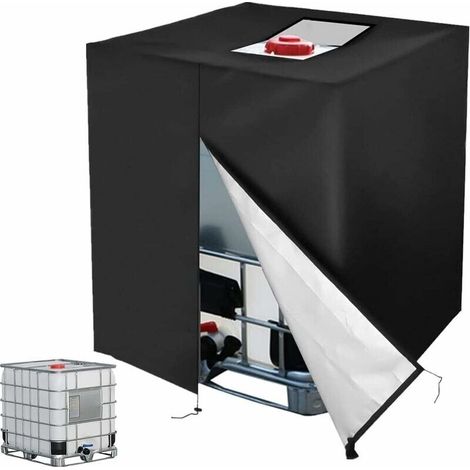 Pair Schutzhülle, Abdeckung Für 1000-liter-tank, Sonnenschutzabdeckung Für Ibc-regenwassertank, Staubdicht, Uv-beständig, Schutzhülle (116 X 100 X 120)