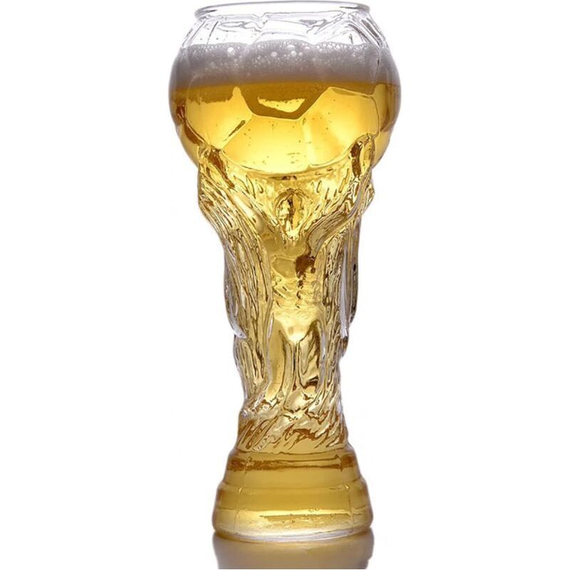 Bierglas In Fußballform. Wm-sonderedition. 450 Ml. Das Ideale Geschenk Für Papa, Deinen Freund Oder Jeden Fußballfan.