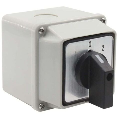 Pair Lw26-20/2 Universeller Quellenumschalter Mit Montagekasten - 380 V, 20 A - Universeller Drehnockenschalter