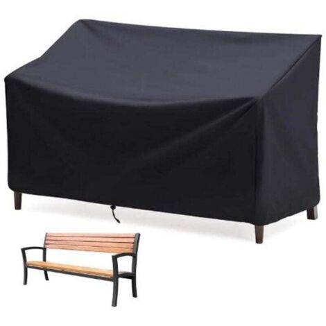 Pair Schutzhülle Für Gartenbänke, Wasserdicht, Winddicht, Uv-beständig, 210d Oxford-gewebe, Sitzbezug Für Terrassenbänke (162 X 66 X 89 Cm)