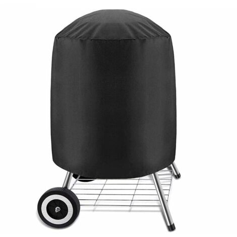 Pair Wasserdichte Grillabdeckung - Runde Grillabdeckung, Wasserdichte Grillabdeckung Aus 210d Oxford-gewebe - Uv-schutzabdeckung Für Grills (5877 Cm)