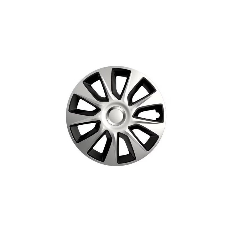 Radkappen Versaco Stratos Silber / Schwarz - 15''