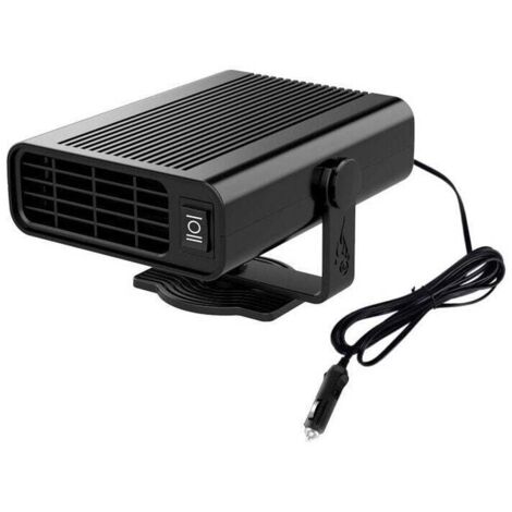 Pair Tragbare Autoheizung, Tragbarer Auto-entfroster Mit 360° Drehbarem Sockel, Elektrische Autoheizung Und Winter-windschutzscheibenenteiser Für Autos Mit 12-v-zigarettenanzünderstecker
