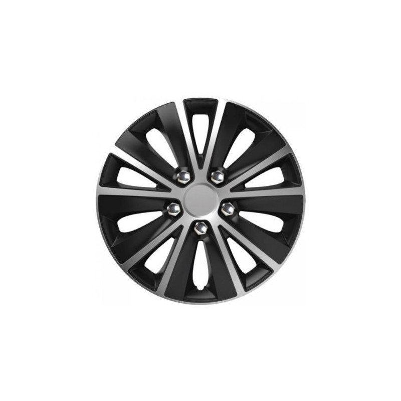 Radkappen Versaco Rapide Nc Silber/schwarz - 15 Zoll