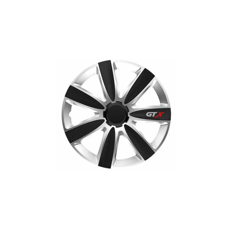 Radkappen Für Felgen Versaco Gtx Carbon Schwarz/silber - 15