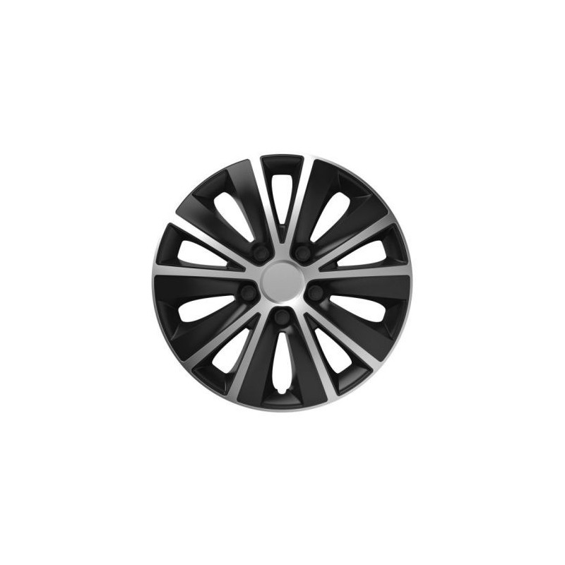 Radkappen Versaco Rapide Silber/schwarz - 14