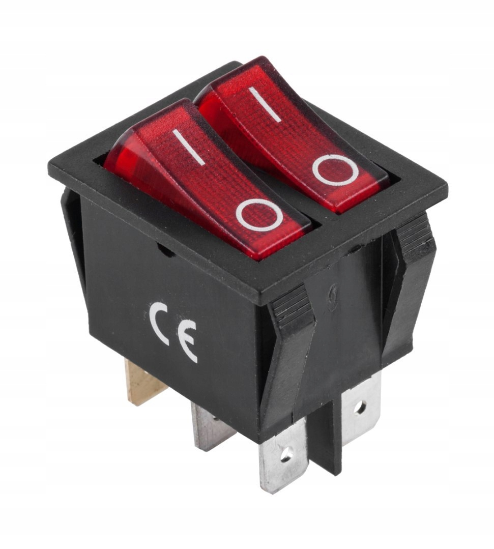 Schalter Lechpol Rocker Switch Doppelpol Umschalter 6 Pins