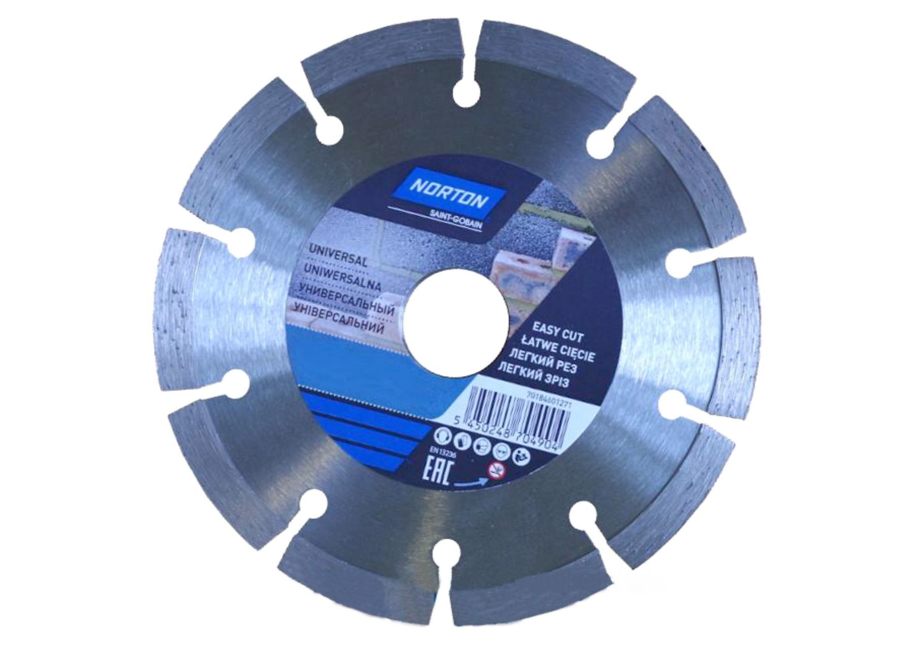 Diamantscheibe Norton Universal 125 Mm Nass Trocken