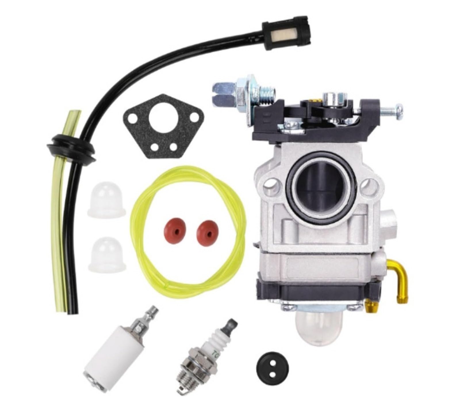 Vergaser- Und Zündkerzensatz Für Freischneider/trimmer 40-5 (4-takt-motor) – Universelle Ersatzteile Und Zubehör (11-teilig)