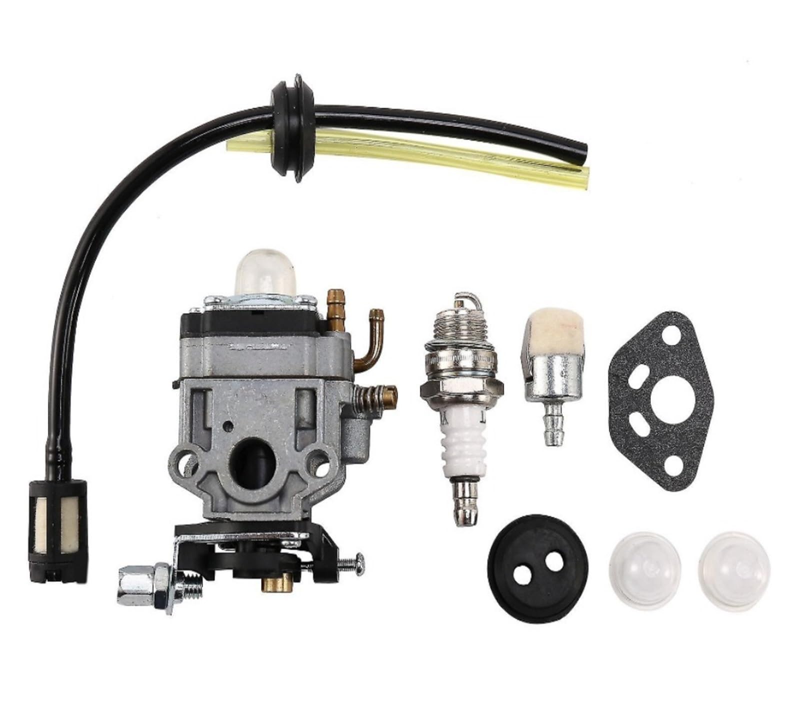 Vergaser- Und Zündkerzensatz Für Freischneider/trimmer 40-5 (4-takt-motor) – Universelle Ersatzteile Und Zubehör (8er-set)