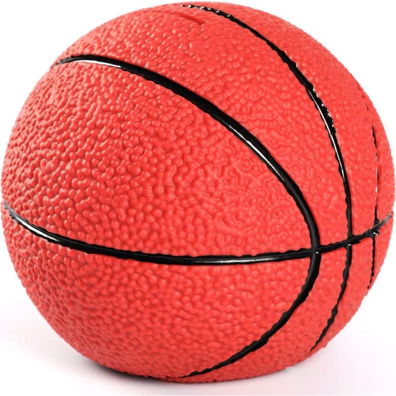 Basketball-spardose Für Jungen – Spardose Mit Sportmotiv, Stoßfest (15 X 14 Cm)