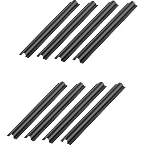 8-teiliges Set Schwarzer Pvc-kabelclips, Chemikalienbeständige Kabelorganisatoren, Kabelschutz Für Das Auto Zur Kabelaufbewahrung Und Zum Schutz