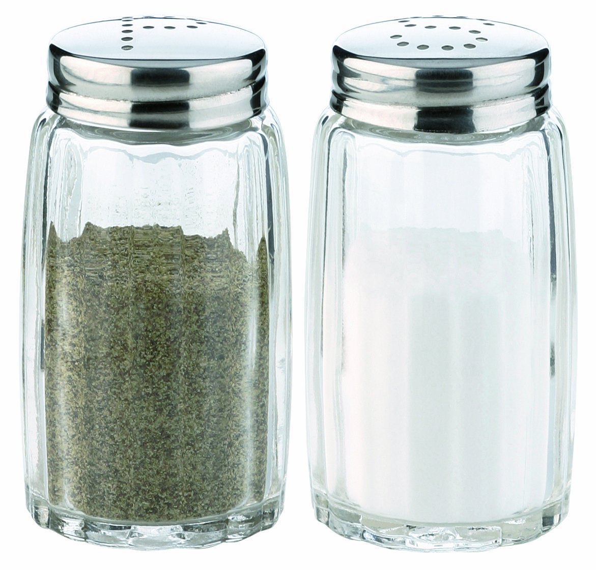 Klassische Salz- Und Pfefferstreuer – 8 X 3,9 Cm – Gewürzspender / Nachfüllbare Flasche