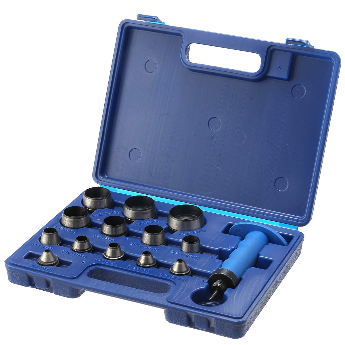 14-teiliges Hohlstanzer-set, 5–35 Mm, Professioneller Leder-lochschneider Mit Klemmgriff Für Lederarbeitsgürtel, Gummidichtungen, Uhrenarmband