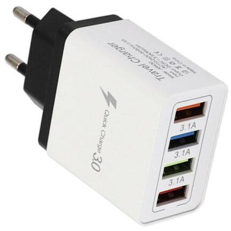 4-port-usb-3,1-a-handyladegerät, Ideal Für Reisen