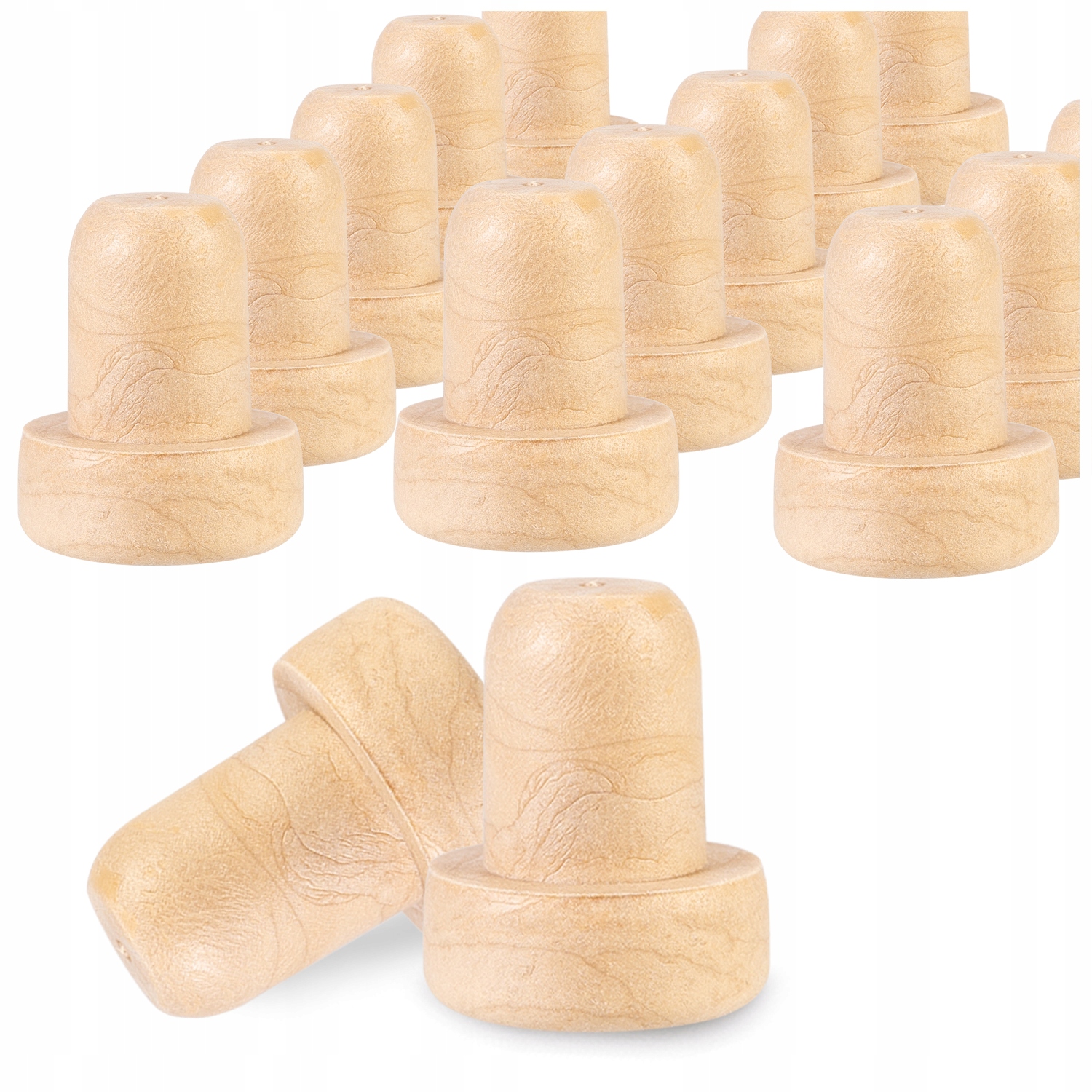 100x Weinkorken, Synthetische Pilz-flaschenverschlüsse, 20 Mm, Set