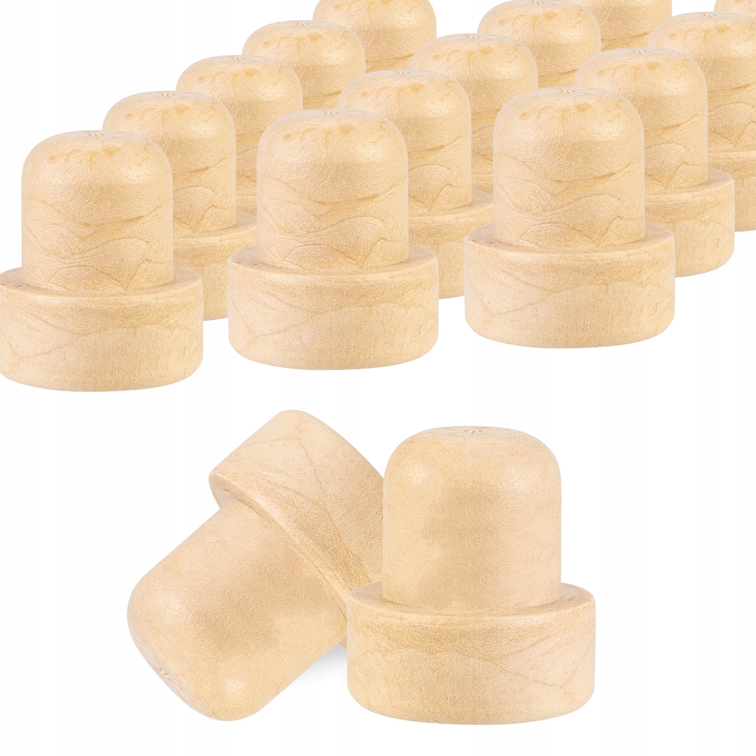 100 Stück Synthetische Korken, 21 Mm, Für Weinflaschen, Säfte, Liköre, Weinflaschen