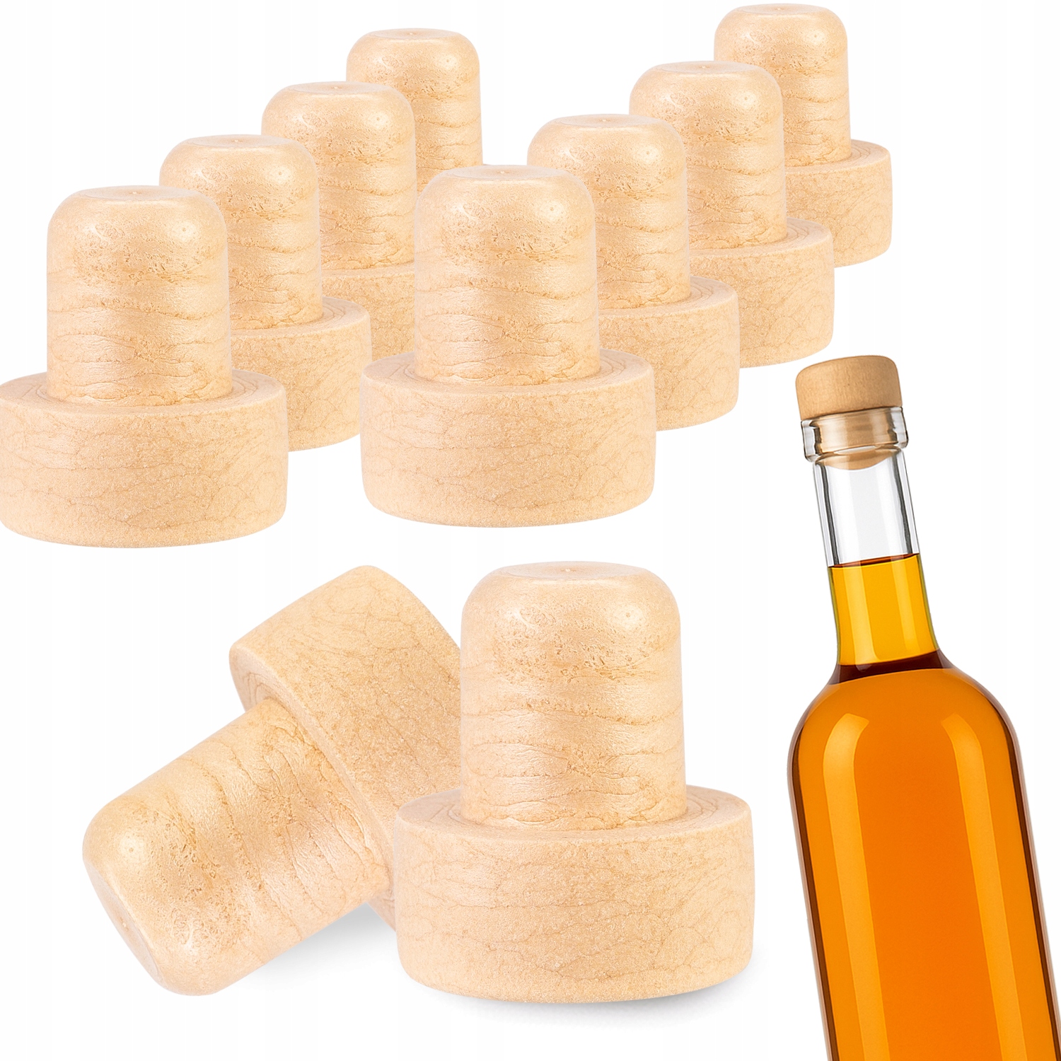 50 Flaschenecken Für Wein-, Apfelwein- Und Likörflaschen, 18,5 Mm Pilzverschluss