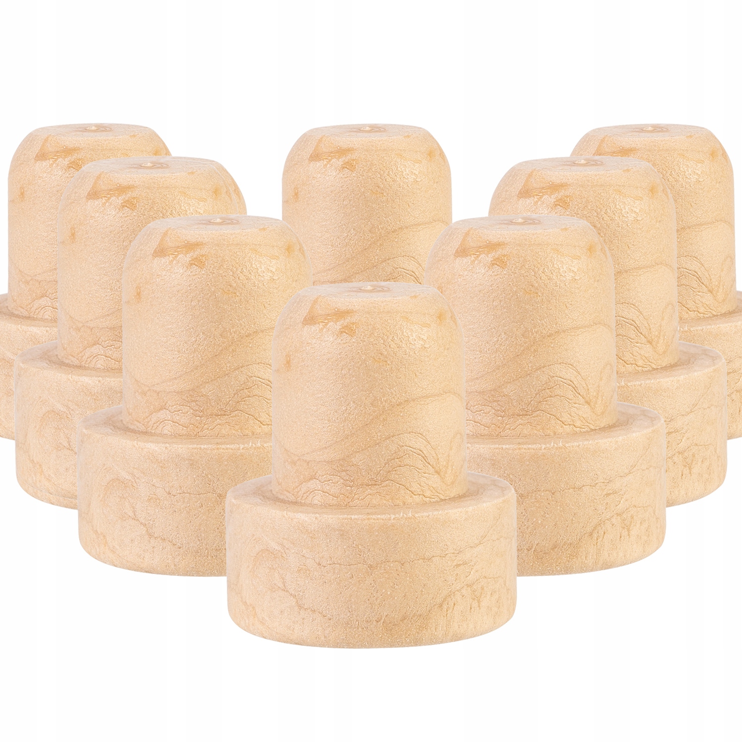 50x Pilzkorken, Synthetischer Pilz, 19,5 Mm, Für Wein- Und Saftflaschen