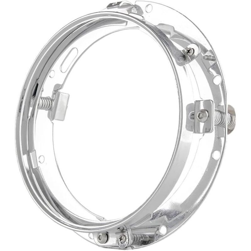 Runder 7-zoll-befestigungsring Für Motorrad-/street Glide-scheinwerfer (7 Zoll, Silber)