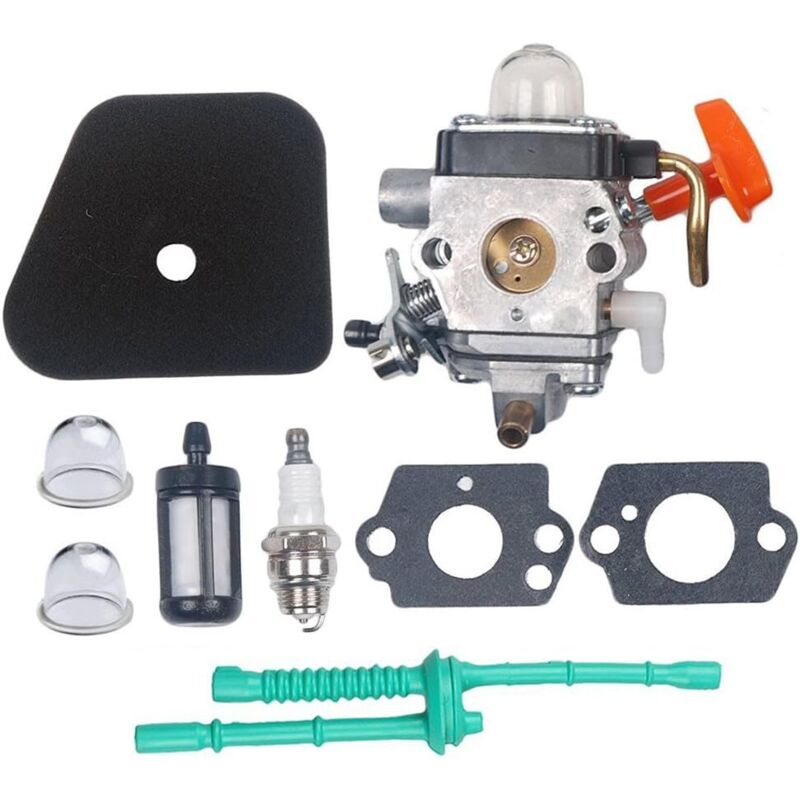 Vergaser Mit Kraftstoffleitung, Kompatibel Mit Stihl Freischneidern Fs100, Fs100r, Fs110, Fs110r, Fs110x, Fs110rx, Fs100rx, Fs130 Und Fs130r