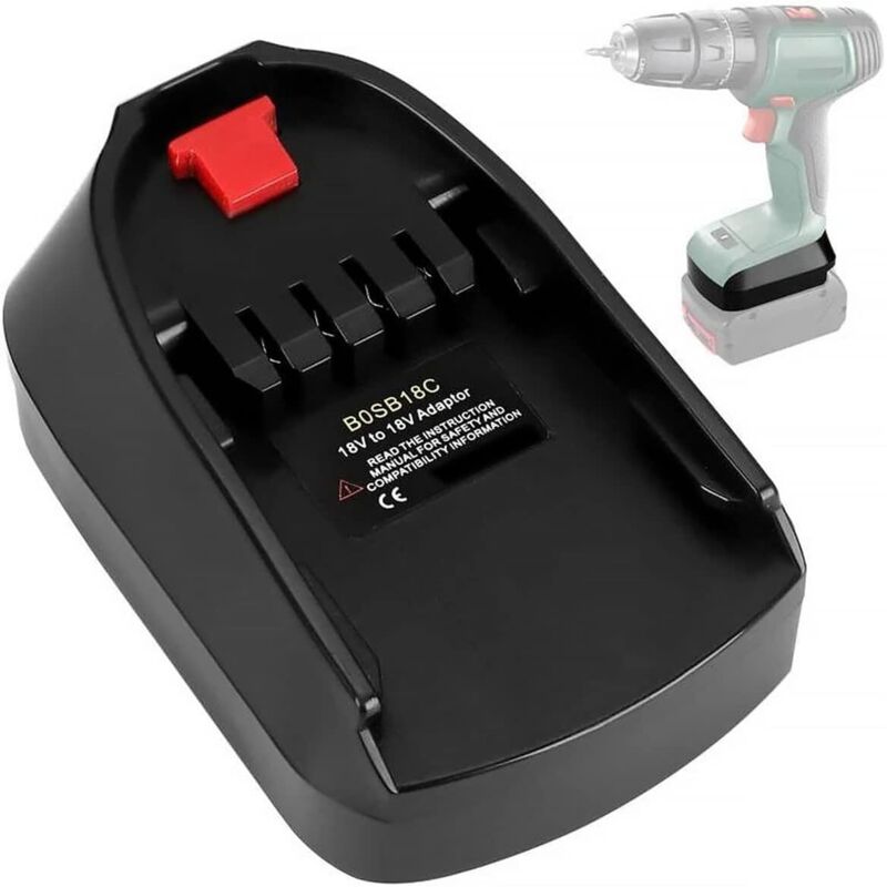18-v-akkuadapter Für Bosch-gartengeräte – Coocheer Gba – Überlastschutz – 100 × 70 × 38 Mm