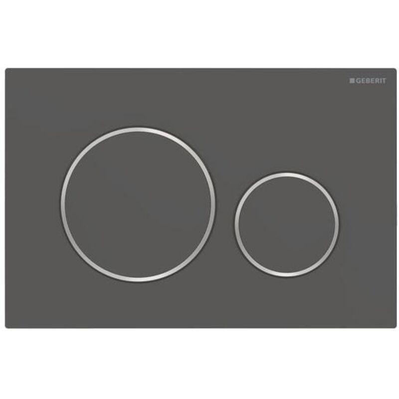 Sigma 20 Round Betätigungsplatte 115882141 Platte Und Tasten Schwarz Matt Lackiert