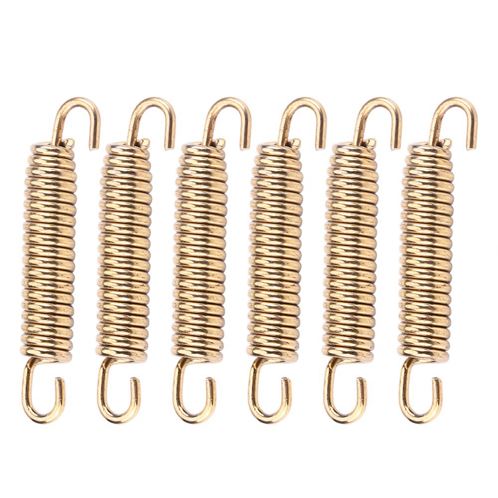 Motorrad-auspuff-set – 6 Goldene Edelstahlhaken
