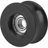 8x40 Mm U-nut-rolle – 4er-pack – Metall Und Kunststoff – Für Tür- Und Fenstersysteme – Einfache Montage Und Leiser Betrieb – 0840uu