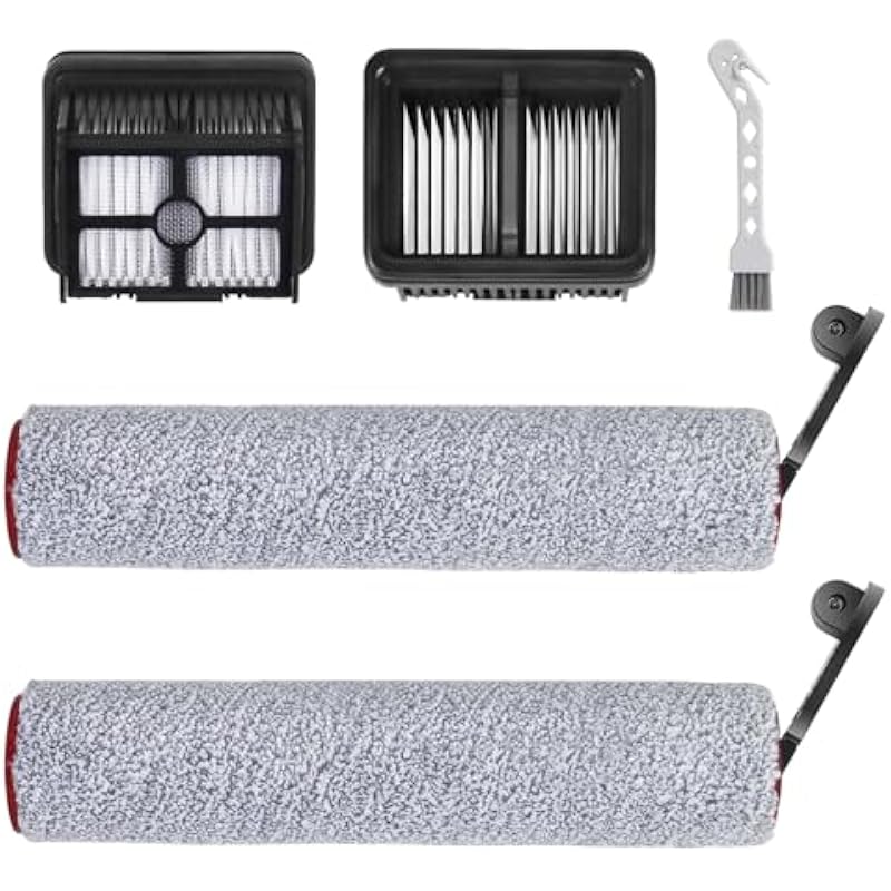 Passendes Zubehör Für Den Dreame H12 Pro / H12 Dual Nass- Und Trockensauger: 5-teiliges Ersatzteilset (2 Rotierende Bürsten, 2 Ersatzfilter, 1 Reinigungsbürste)