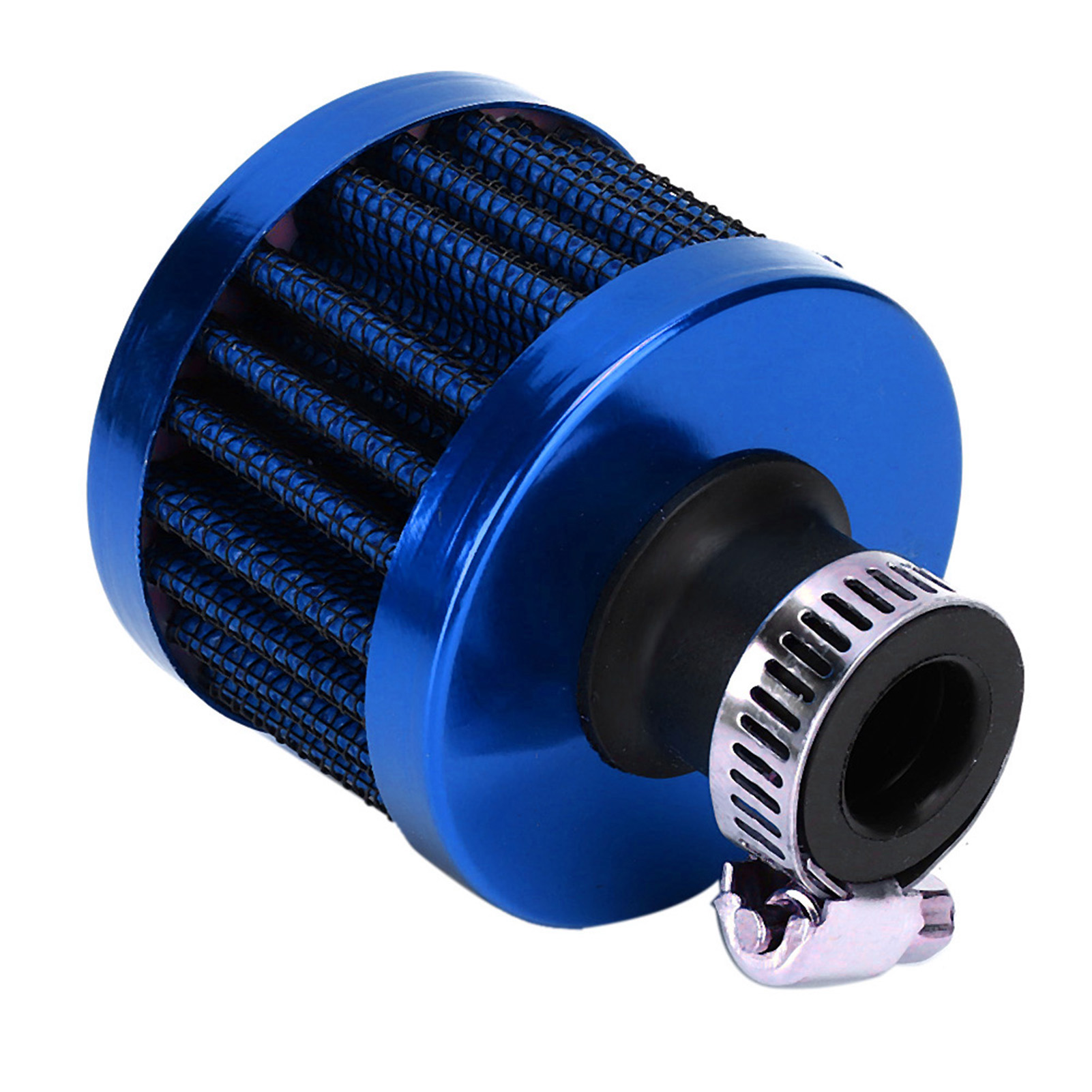 13-mm-mini-luftfilter Mit Blauem Ring Für Kurbelgehäuseentlüftung – Universelles Kfz-zubehör