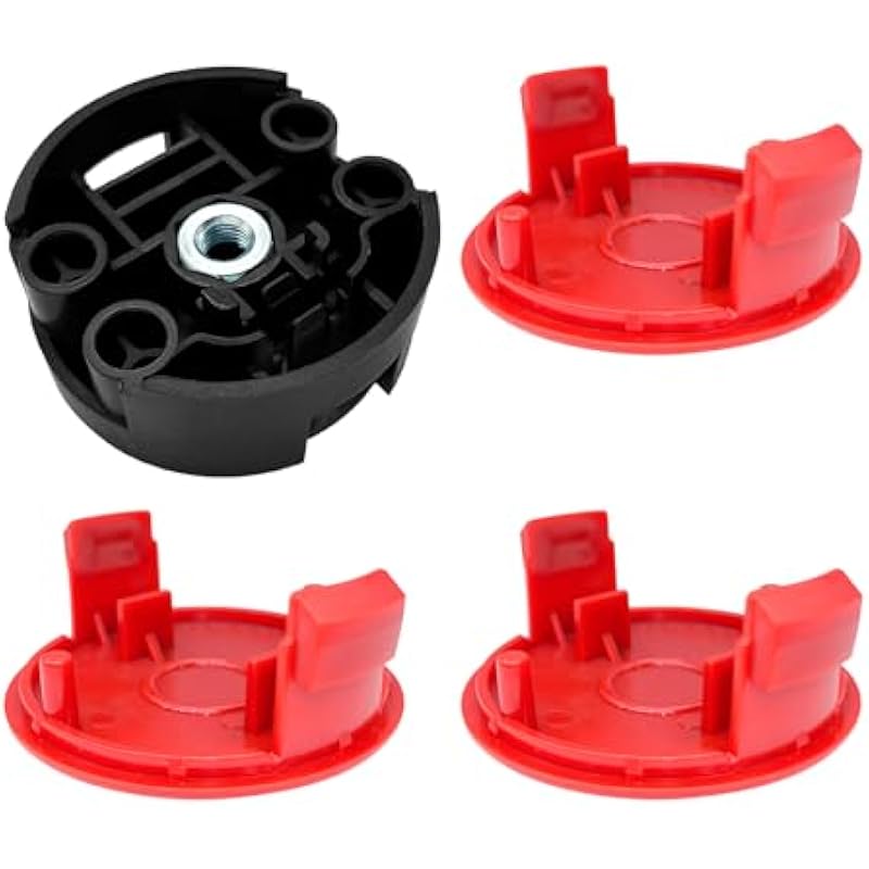 Passende Ersatzfadennummer F016800431 Für Bosch Afs 23 Bis 37 Freischneider, Mit Spulenabdeckung F016f04841 Und Schneidkopf F016f04839, 37 Cm × 3,5 Mm (3 Abdeckungen + 1 Kopf)