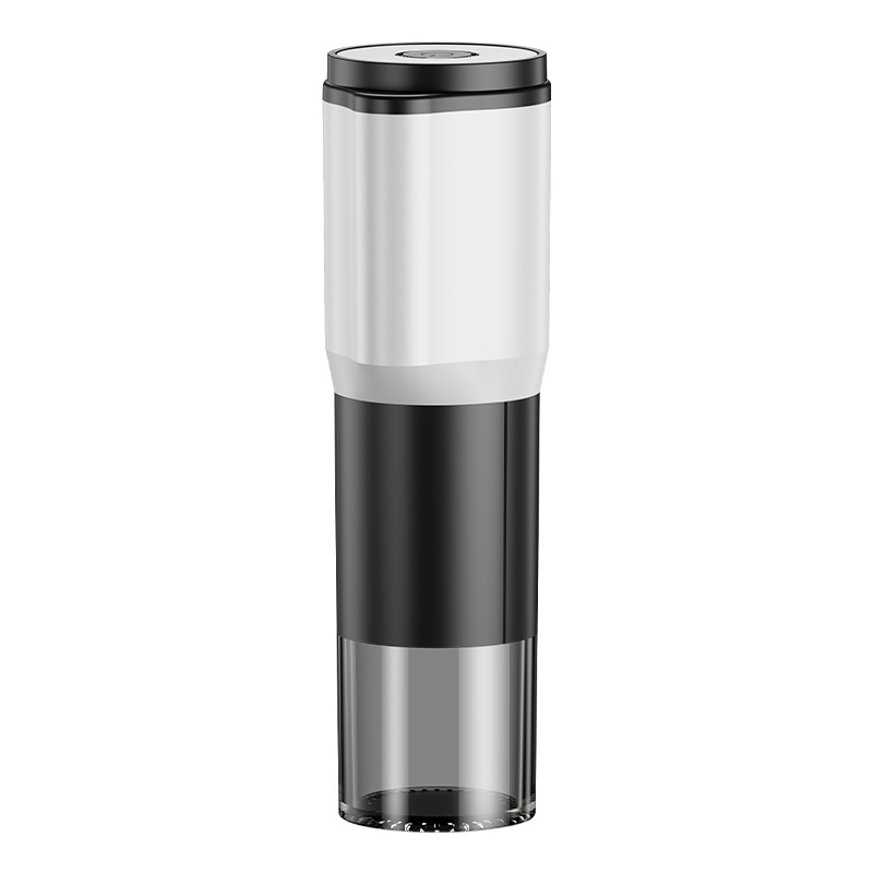 Elektrische Kaffeemühle Mit 5 Mahlgradeinstellungen, Timerfunktion Und Automatischer Abschaltung, Tragbar Und Kabellos, Mit Herausnehmbarem Keramikmahlwerk Und Transparentem Behälter, Usb-ladefunktion