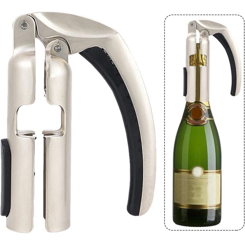 Flaschenöffner Für Champagner Und Schaumweine – Edelstahl-zubehör, Einfaches Und Geräuschloses Öffnen – Ulisem