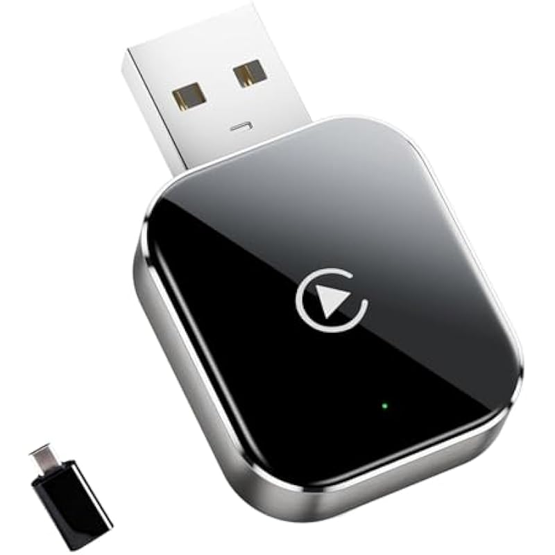 Kabelloser Usb-carplay-adapter Für Fahrzeuge Mit 2-in-1-funktion: Original Kabelgebundenes Carplay, Android Auto-konverter, Plug-and-play-usb-stick, Geringe Latenz, Stabile Verbindung, Kompatibel Mit