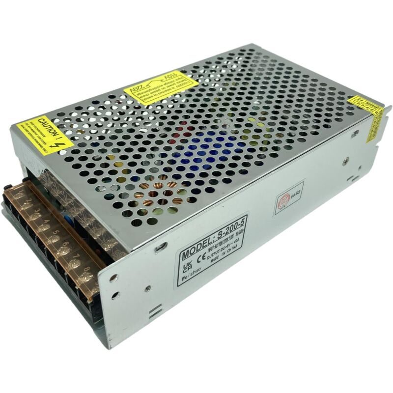 5v 40a 200w Dc-schaltnetzteil Mit Schaltungsschutz Für Automatisierung Und Leds
