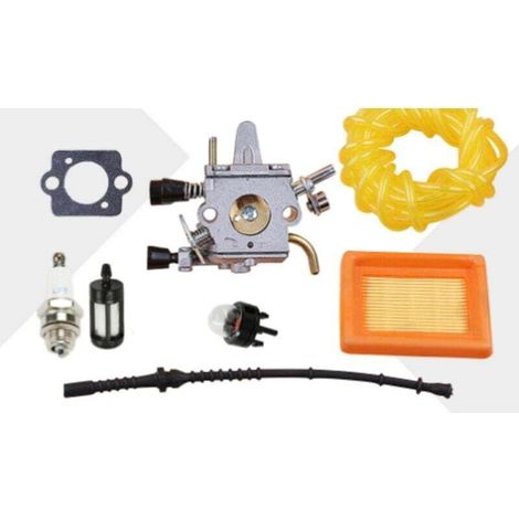 Vergaser Für Stihl Fs Serie 120 200 250 300 350 400 450 480 Freischneider Fr Mit Luftfilter, Zündkerze Und Primer