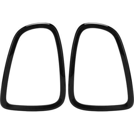 Rücklichtabdeckungen, Rücklichtblenden, Ringe, Blenden, Aufkleber, Schutz Für Cooper R56 R57 R58 R59 2007–2014, Glanzschwarz – Crezuo