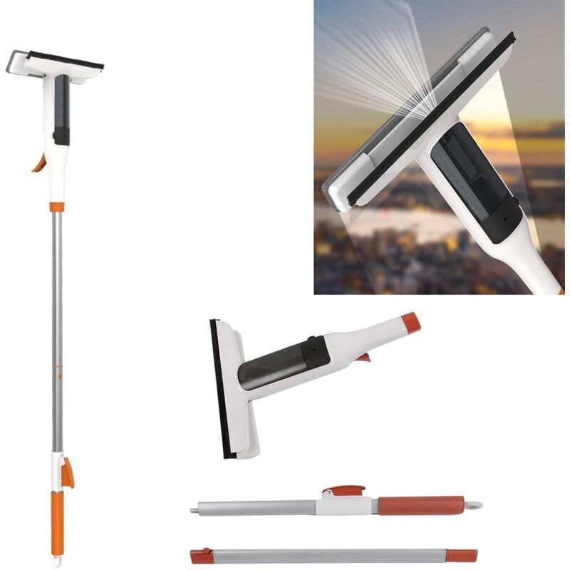 3-in-1 Fensterreinigungsset: Spray, Waschen Und Abziehen – Ideal Für Große Fenster, Duschtüren Und Autowindschutzscheiben