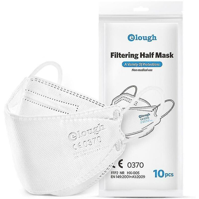 Packung Mit 100 Ffp2-4-lagen-masken – Schutz Vor Staub Und Schadstoffen – Ce-konform – Optimaler Tragekomfort Auch Bei Längerem Tragen – 4-lagig