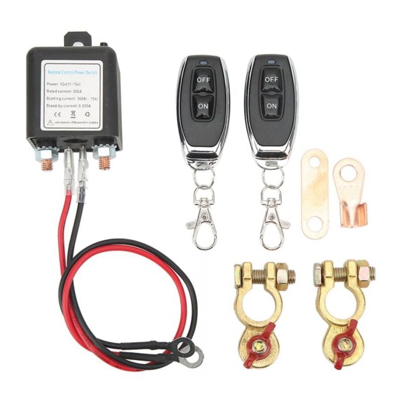 12-v-fern-batterietrennschalter – Kfz-trennschalter – Reichweite Bis Zu 48,78 M – Geringer Stromverbrauch – Dc12v