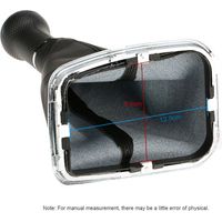 Schaltknauf Für 5-gang-schaltung, Ersatz-schaltmanschette Aus Schwarzem Pu-leder Für Jetta Gti Mk4 1999-2004, Neu
