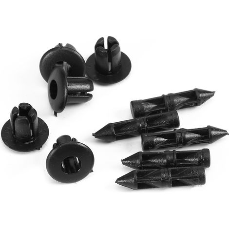 100 Stück 6 Mm Kunststoffnieten Zur Befestigung Von Motorradverkleidungen Für Honda, Yamaha, Suzuki A