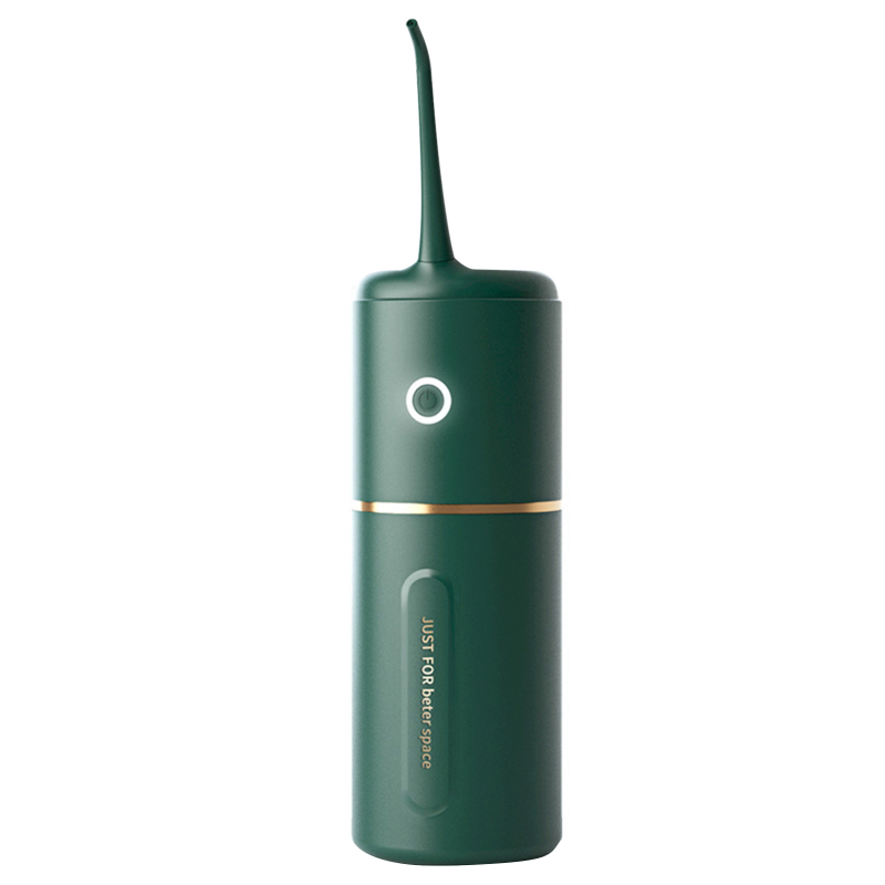 Tragbare Munddusche Für Zähne/zahnspangen, Mit 3 Modi, 3 Düsenaufsätzen, Abnehmbarem 280-ml-wassertank, 8-mm-düse, Grün