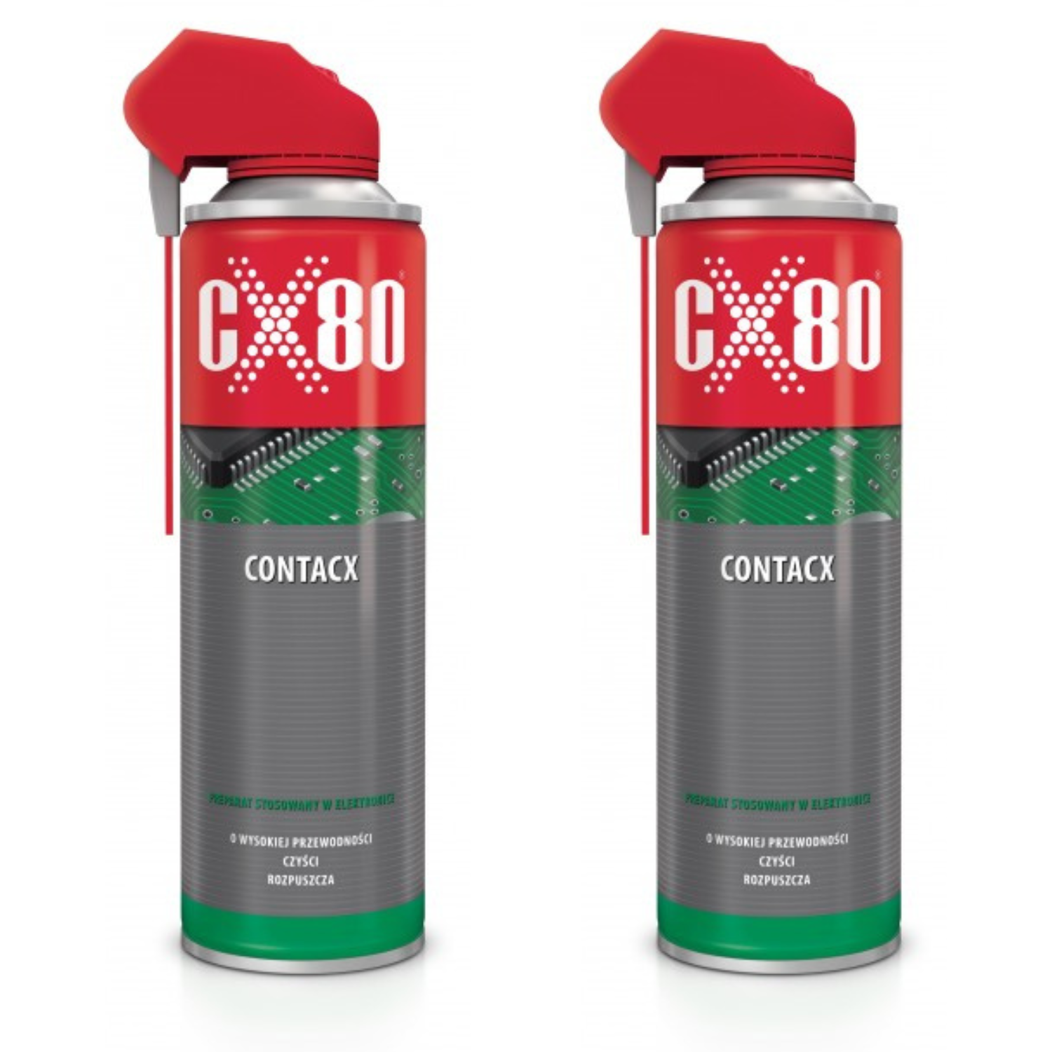 Cx80 Contacx Spray Zur Reinigung Von Elektronik Und Leiterplatten 500 Ml X2