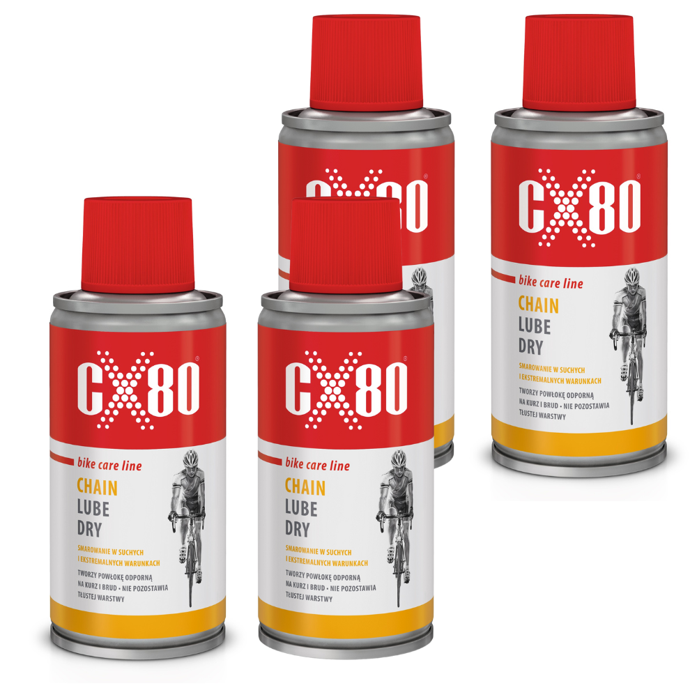 Cx80 Fahrradkettenöl Trockenspray Für Fahrradketten 150 Ml X 4