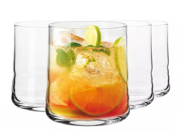 Set Mit 4 Krosno Shake Whiskygläsern 280 Ml