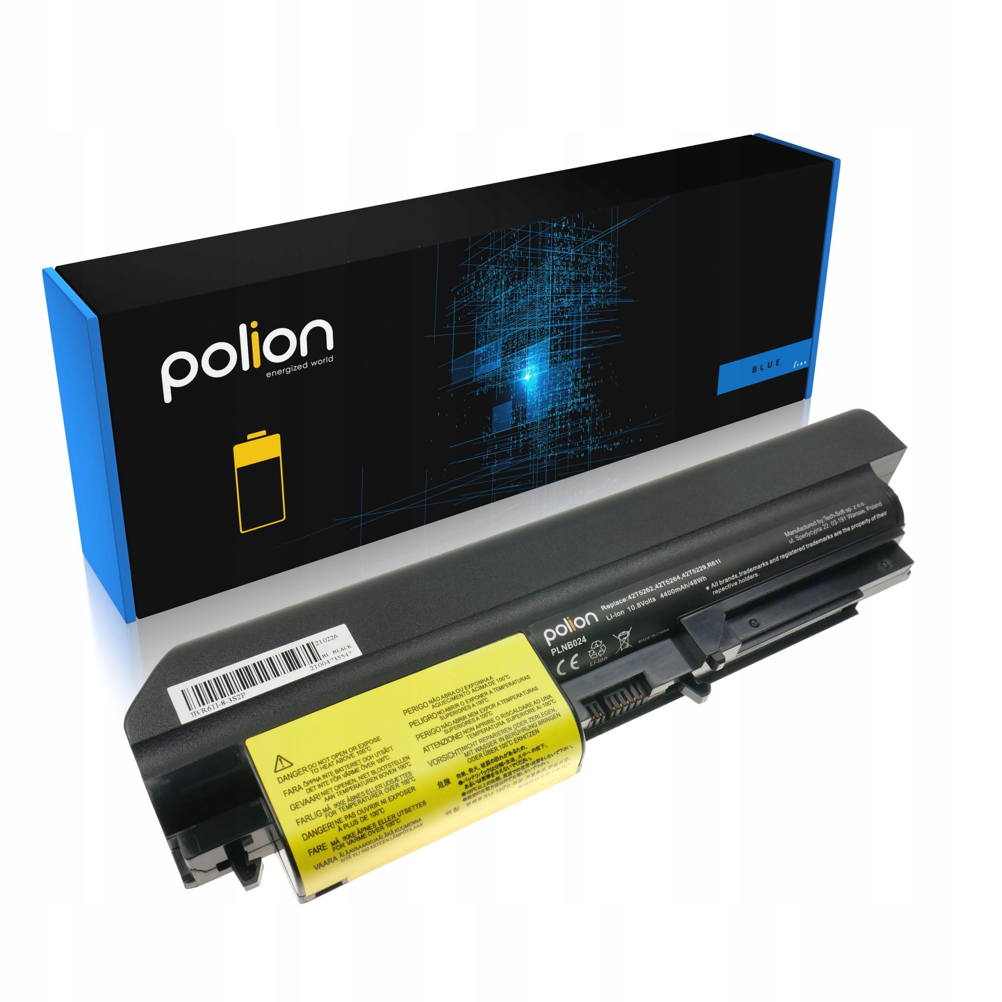 Akku Für Lenovo Laptops 42t5262 Thinkpad R61 R61i T61 T61p R400 4400mah